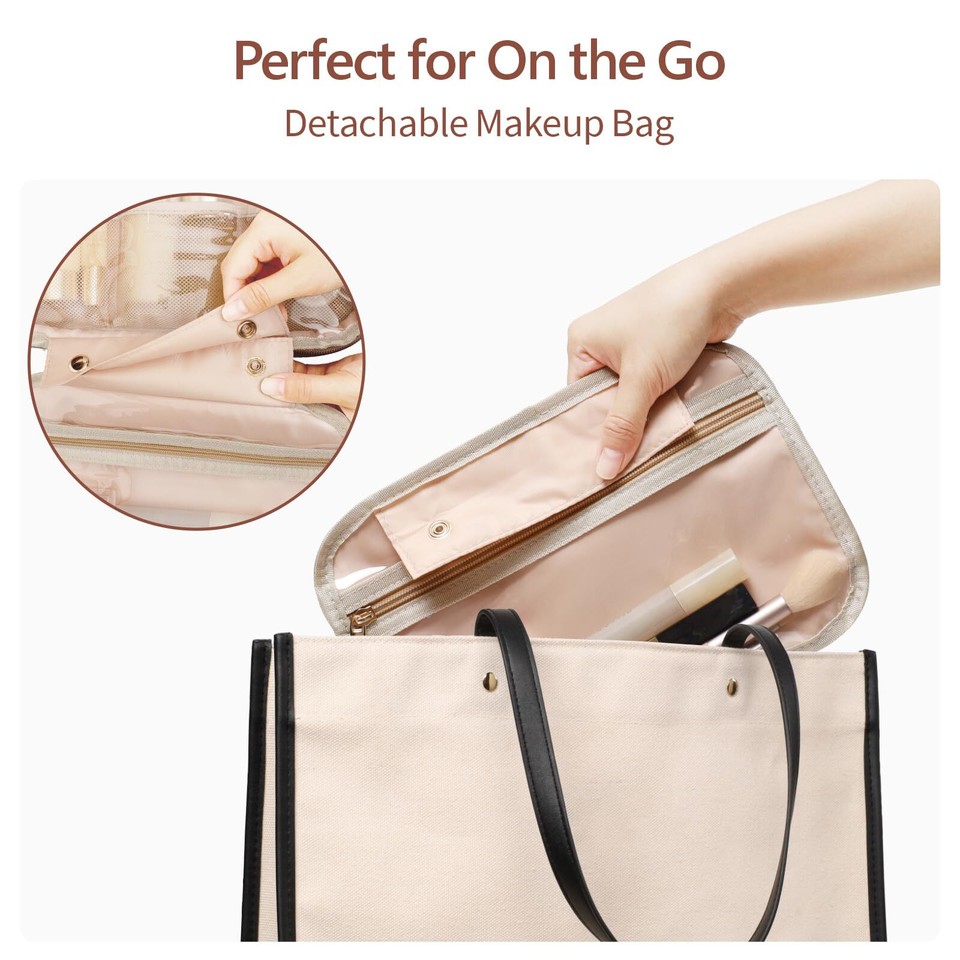 Hanging Travel Bag for Toiletries Delicate Plaid Waterproof Travel