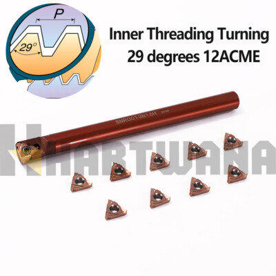 Internal Threading Insert IR16 29 Degree 12ACME Threading Boring Bar SNR0013M16