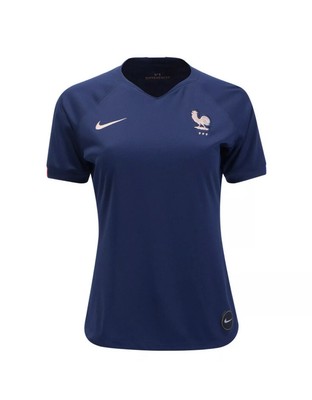 NIKE Women's France National Team Home Stadium Soccer Jersey AJ4394-410 Sz M NEW | eBay