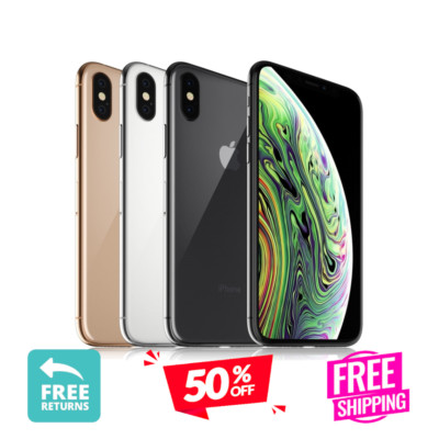 Apple iPhone XS Unlocked Verizon At&t T-Mobile WIFI Smartphone 64GB 256GB 4G iO