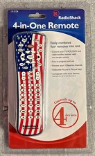 Radio Shack 15-2126 Family Favorites 4-In-One Universal Remote Control & Manual 