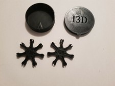 Boite avec 2 étoiles porte amorces 7 branches pour revolver poudre noire