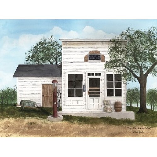 Billy Jacobs THE OLD GENERAL STORE 12"x16" Canvas Print - Rustic Country - Picture 2 of 2