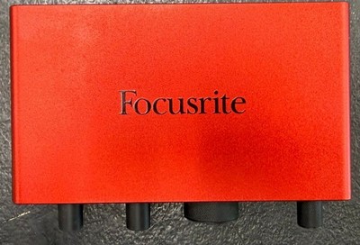 Focusrite Scarlett Solo 4th Gen USB-C Audio Interface Red 2-In/2-Out