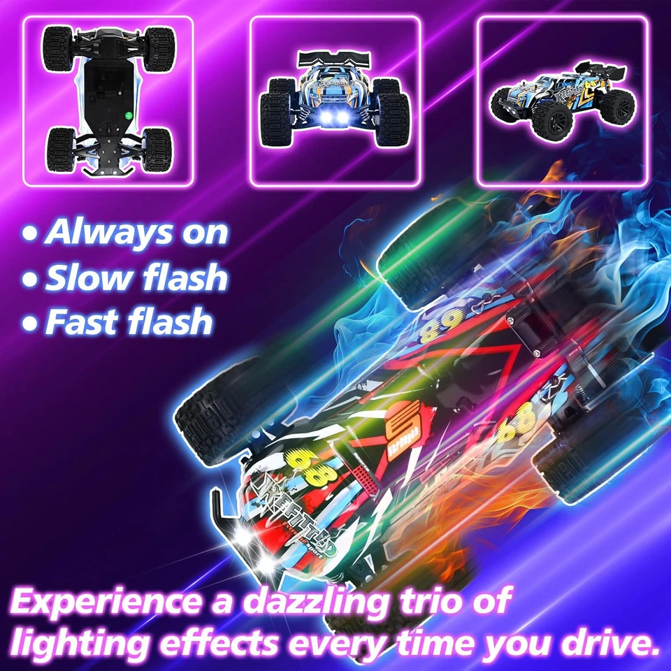 1:20 Macchina Telecomandata per Bambini, 20KM/H Monster Truck Telecomandato, 2.4 - Immagine 4 di 4