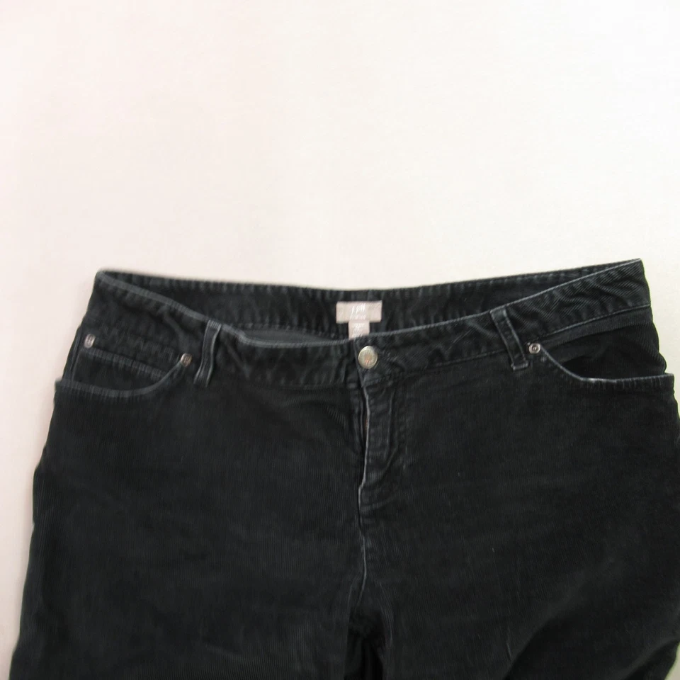 J Jill Jeans Womens 14 Petite Stretch Pockets Corduroy  Straight Leg Mid Rise - Image 2 of 4