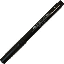 Faber-Castell F167299 PITT Artist Pen Fine 1 Count Pack of 1 , Black 0.5mm