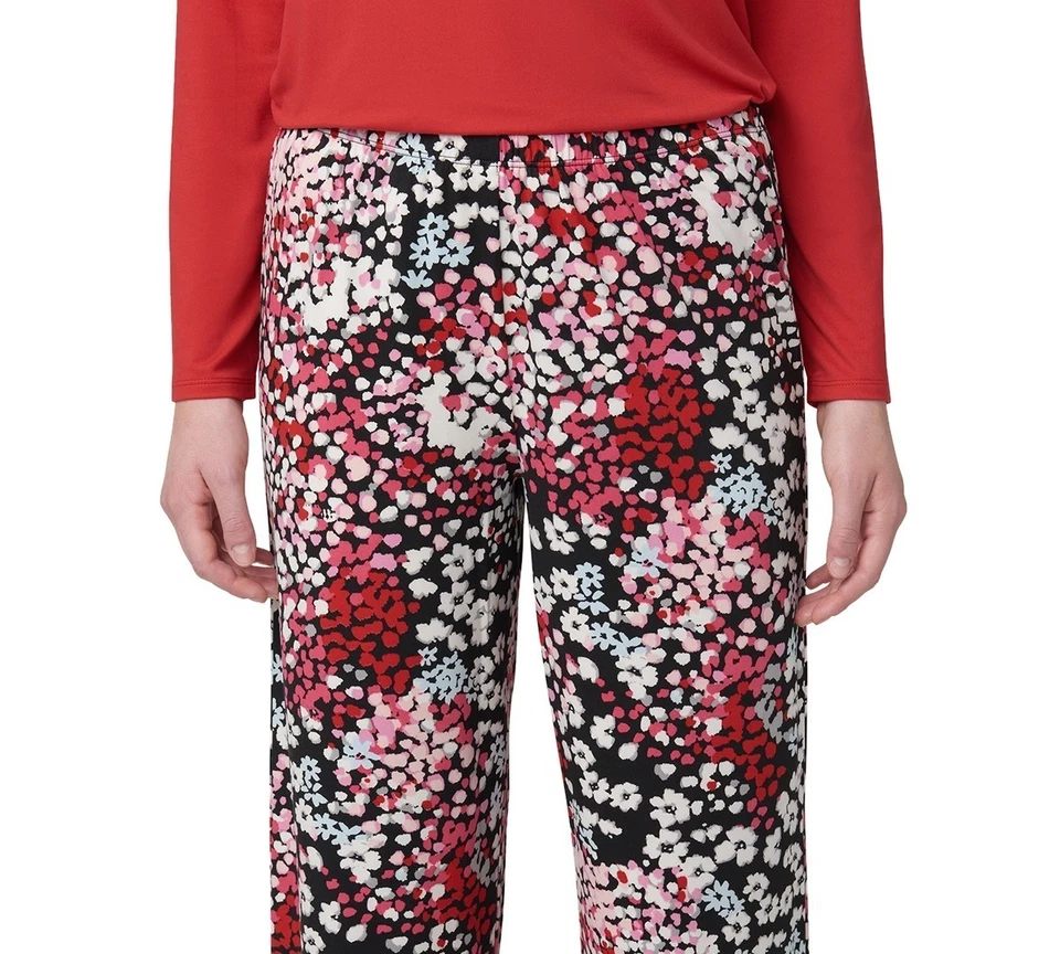 Conjunto de pijama empaquetado jersey suave atemporal Hue para mujer, rojo, talla M 0142 Foto 2 de 4