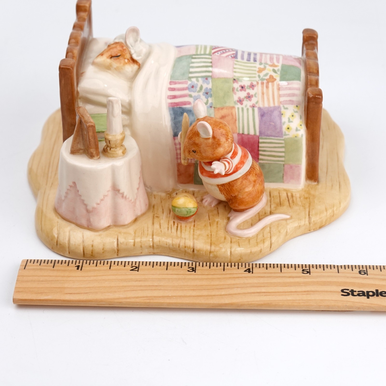 Royal Doulton Brambly Hedge “Happy Birthday Wilfred” DBH45 Figurine 26/3000 RARE