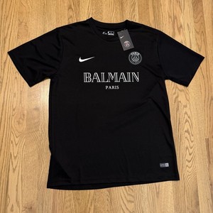 psg black jersey balmain