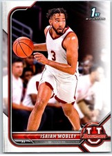 #67 Isaiah Mobley, USC Trojans - 1st Bowman 2021-22 Bowman University Paper base