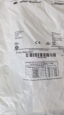 Allen Bradley 42GRU-9203-QD1 Photoelectric Sensor Ser C Photoswitch.Condition:Ne