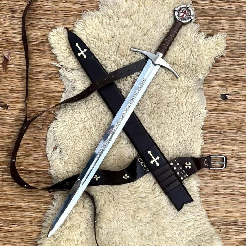Accolade Sword Of Knights Templar Replica Medieval Crusader Templar Functional