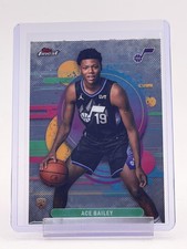 ACE BAILEY 2025-26 TOPPS FINEST BASKETBALL ROOKIE UNCOMMON #105 JAZZ Q6642