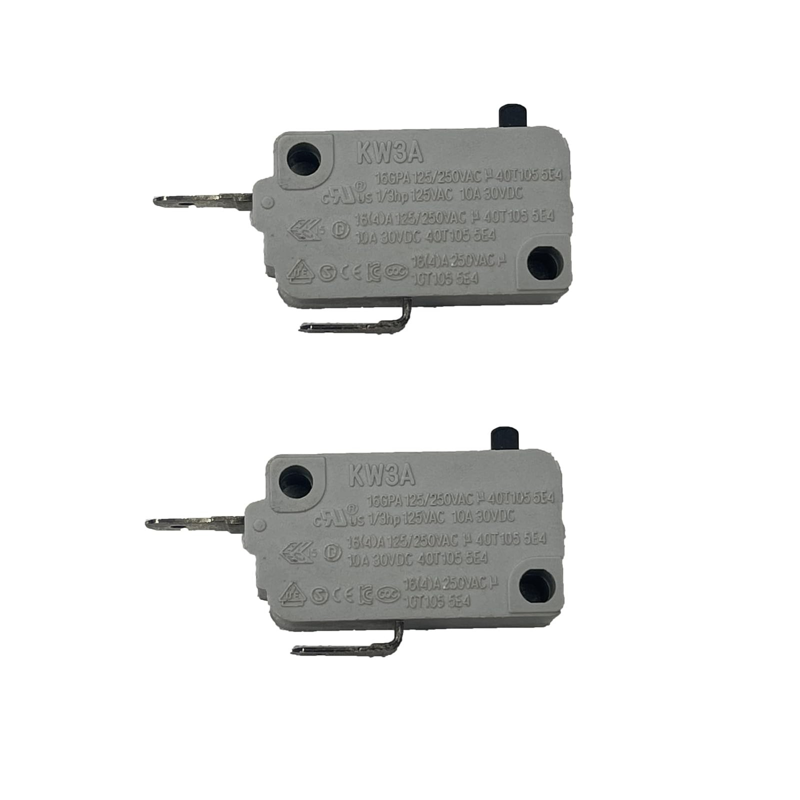 2 PCS KW3A Microwave Oven Door Switch 16A 125/250V Normally Close ...
