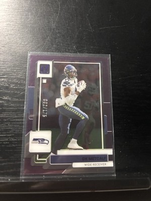 2022 Panini Clearly Donruss - DK Metcalf #42 Purple /175