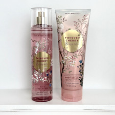 NEW Bath Body Works FOREVER CHERRY BLOSSOM Fine Fragrance Mist Body Cream