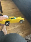 Hot Wheels 57 T-Bird 1957 Yellow Thunderbird 1977 Mattel Blackwall Vintage Car