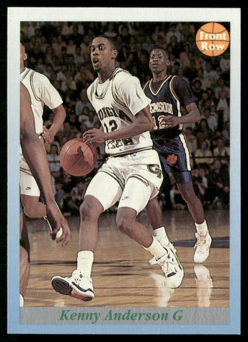 Giacche gialle tecniche Kenny Anderson Georgia 1991 92 prima fila #2