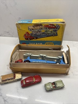 Corgi No.1b Geschenkset Bedford Carrimore Autotransporter OVP Vintage