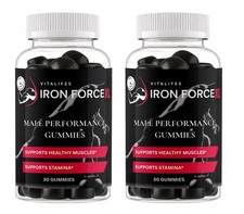 (2 Pack) Iron Force XL Male Gummys Advanced Formula VitalBoost 30 Gummies