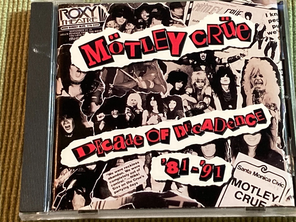 Motley Crue Decade Of Decadence for sale | eBay