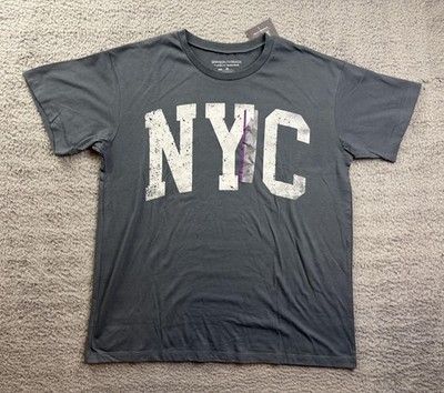 Grayson Threads Shirt Womens XL Gray NYC Graphic Crew Neck Short Sleeve Tee NWT