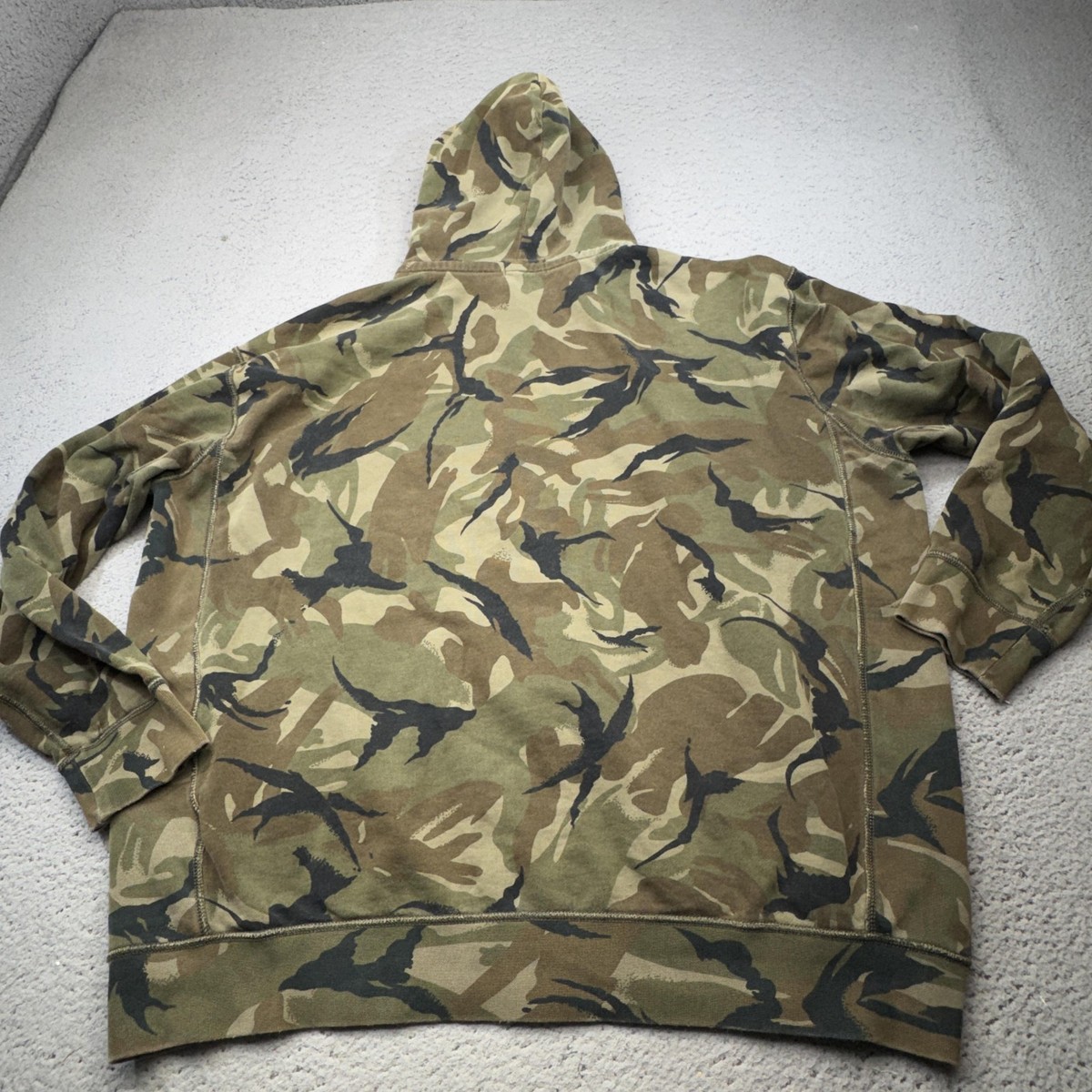 Polo Ralph Lauren Hoodie Mens 2XLT Camo Full Zip Fleece Lined