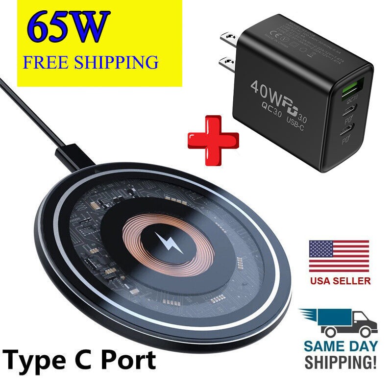 40W Frosted Fast Wireless Charger Pad For Motorola Moto G Stylus 5G (2025) Edge