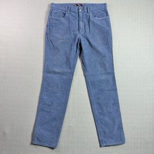 Brooks Brothers Blue Fine Corduroy Pants Mens 33x31