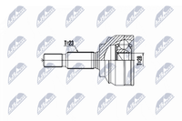 Nty Gelenksatz, Antriebswelle NPZ-RE-067