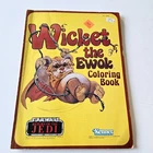 Wicket the Ewok Coloring Book No. 18460 1983 Return of the Jedi Kenner Unused
