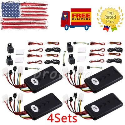 4Ses Real Time 4G GPS Tracker Truck Locator GPRS SIM Tracking Device for Vehicle