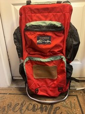 Vintage JanSport External Frame Backpack Hiking Blue Camping Made in USA