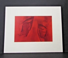 Les Deux Images by Patrick Ciranna Mounted Card  Print