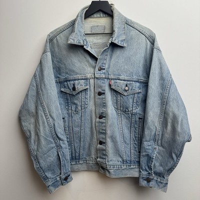 Levis Untag Trucker Jacket Mens Large Light Wash Blue Denim Modern Country