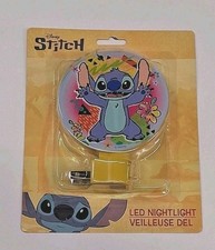 Disney Stitch LED Night Light Plug In Wall Rotating Shade Bedroom Lamp