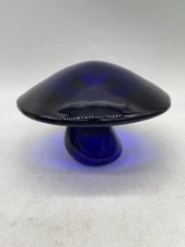 Cobalt Blue Glass Epic Mushroom