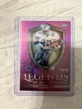 2025 Topps Chrome- Emmitt Smith Legends Of The Gridiron Purple /250