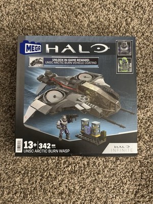 MEGA Halo UNSC Arctic Burn Wasp Building Set 342 Pcs Spartan Figures HXL04 New