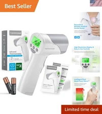 Digital Infrared Forehead Thermometer with Fever Alert - Ideal for Kids & Adults