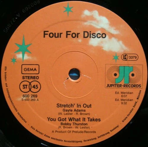 Various - Four For Disco Funk / Soul Disco 12" Maxi Schallplatte 172644 - Bild 2 von 4