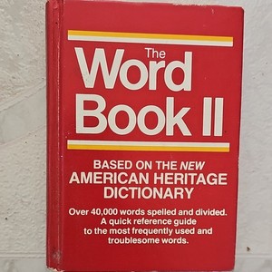 The Word Book II Hardcover Reference Language Study Specialized Dictionary