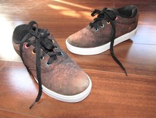 HEELYS  Women's 5 Youth 4  Custom Spray Rainbow Grommet Skate Wheeled Sneakers