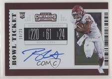 2019 Panini Contenders Draft Picks Bowl Ticket 18/25 Rodney Anderson Auto bp8