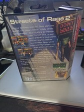 Streets of Rage 2 Sega Genesis - Not For Resale - Box Art And Game - Authentic 