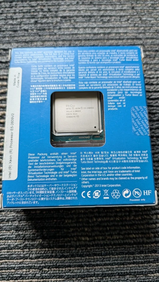 Intel Xeon E5-2609 v2 Quad-Core Processor 2.5GHz 6.4GT/s 10MB CPU *BRAND NEW* - Image 2 of 4