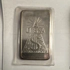 Masonic All Seeing Eye 1 oz .999 Fine Silver Bar One Troy Ounce Bullion