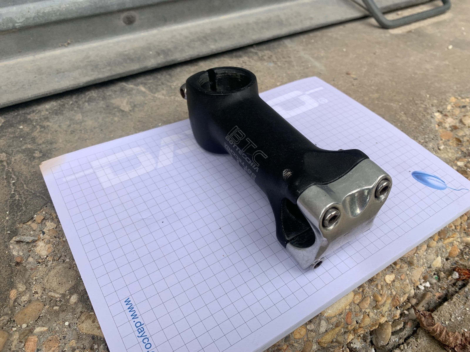 Attacco manubrio bici da corsa mtb BTC da 90mm foto 4