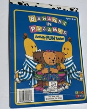 Bananas In Pajamas Activity Fun Tablet Coloring Book Like New Condition